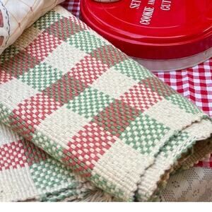 Set of 4 Woven Fringe Placemat Made in India 100% Cotton Country Farmhouse Decor